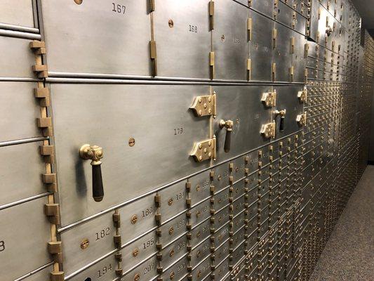 Safety deposit boxes