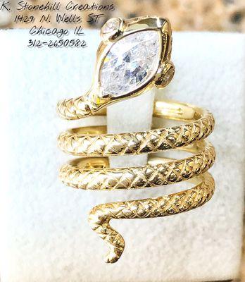 Gold and Diamond Band