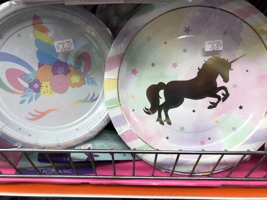 Unicorn plates