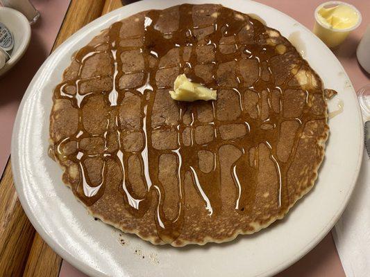 Their pancakes are Huge!