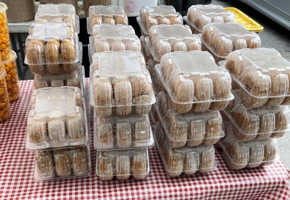 Apple cider donuts!