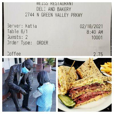 Incredible sandwich. While server was genuinely deplorable and nonchalant. Coffee server attitude was 10X better.