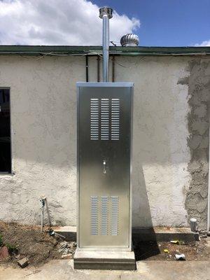 Outdoor water heater