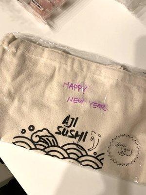 They gifted us a tote bag with our delivery for New Years! Thank you!