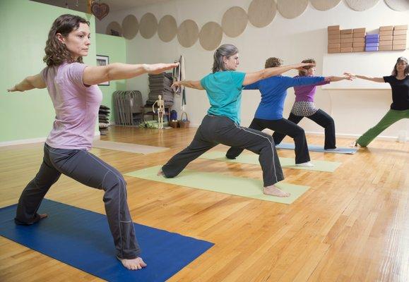 Learn yoga in a supportive environment with small classes.