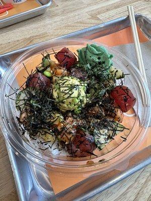 Build your own poke bowl