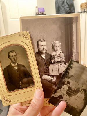 Tintypes and old photo