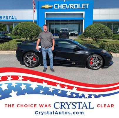 Congratulations to Matt on the purchase of his Chevy Corvette C8!