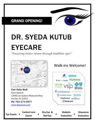 Come Visit Our Office in Fair Oaks Mall ! Schedule your appointment now!