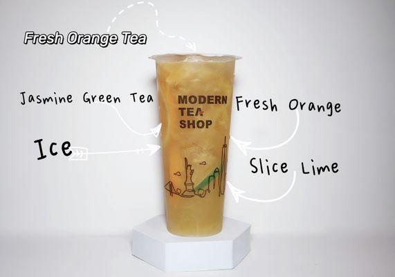 Fresh Orange Tea