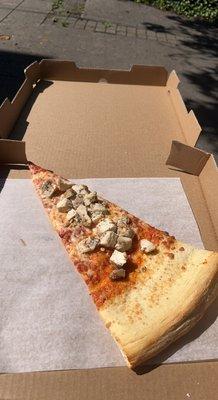 Monster slice with roasted chicken