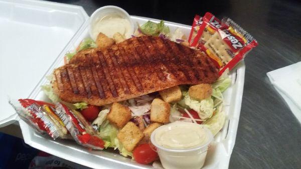 Blackened Catfish Salad