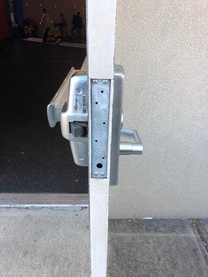 Panic Bar Install Commercial locksmith | High Security | Locksmith | Commercial | Locksmith | Charlotte-NC | Best-Locksmith-in-Charlotte |