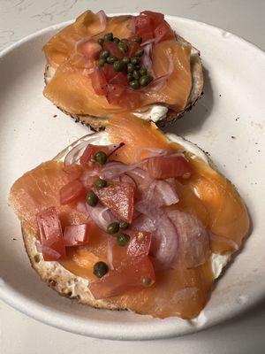 Salmon lox