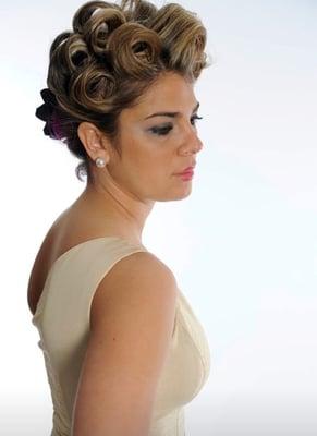 Up do photo shoot