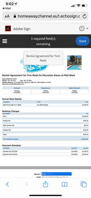 crazy $900/night price which came out of thin air