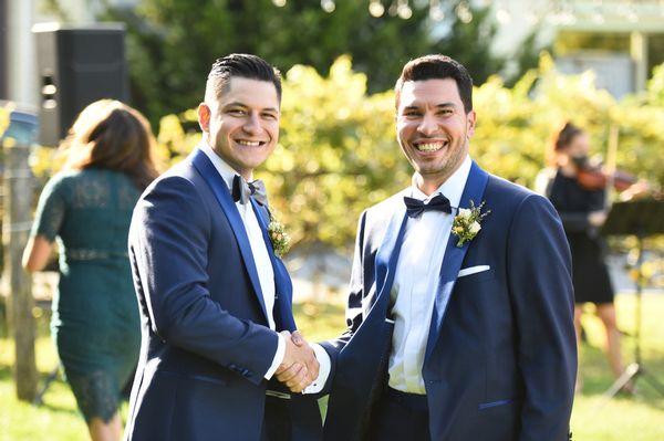 Beautiful blue shawl tuxedos.