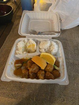 orange chicken