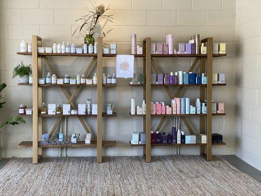 They carry Kevin Murphy products which I like as they are sulfate and gluten free.