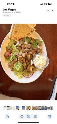 this is the original Greek Gyro salad,