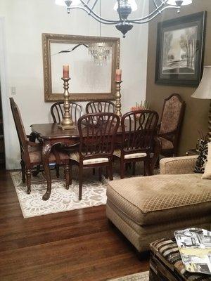 Dining Room Decorated