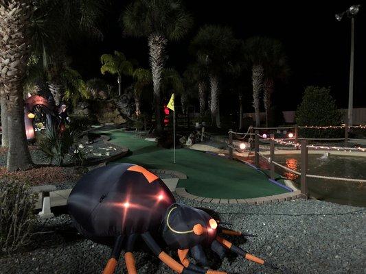 Haunted Glow in the Dark Miniature Golf