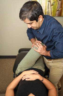 Dr. Shireesh is a master of extremity adjustments