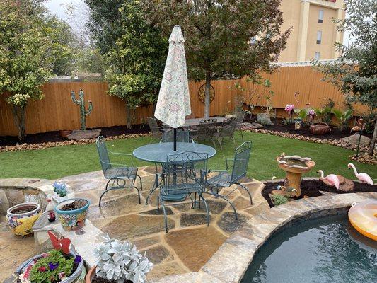 Flagstone patios