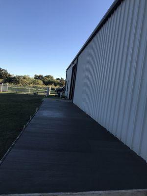 Barn extension in Alvarado tx