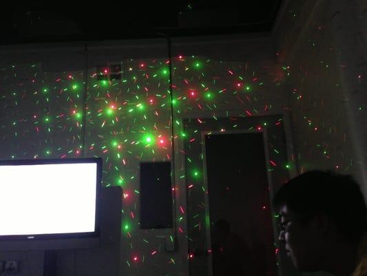 Awesome lights in rooms. Legit karaoke place!