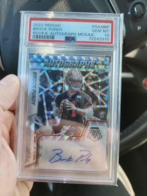 Mosaic Brock Purdy Auto - Graded PSA 10!