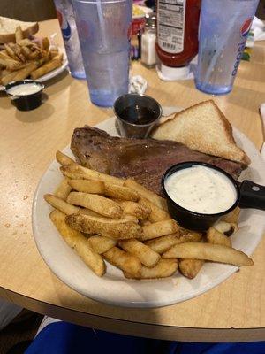 Open-Face Prime Rib Sandwich