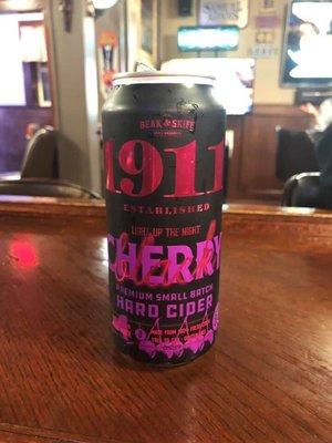 Yes!! They have the 1911 Black Cherry hard cider!!!