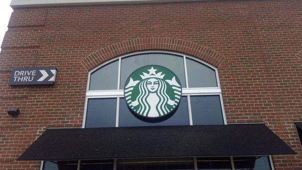 15% upper and 25% lower commercial tint applied by Tint Pros on Starbucks building