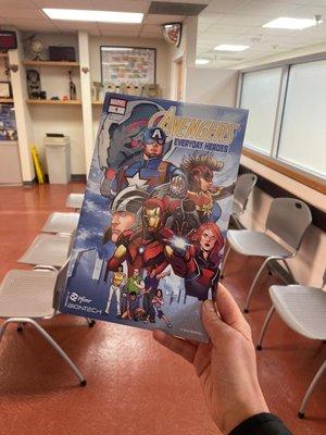 Marvel comics education COVID vaccines