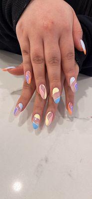 UV gel nail arts