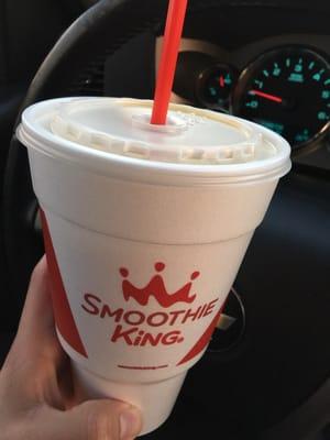 Never fails...Monday's Med Passion Passport w/Fiber Blend Boost! Member since 2011 #smoothieking