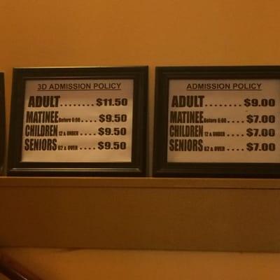 Prices to the show!