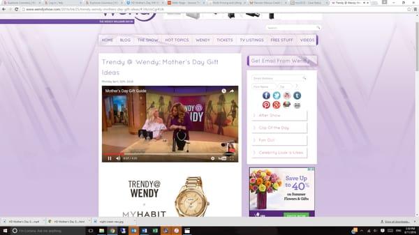 our platinum- infused set was reviewed in the WENDY WILLIAMS show! everything was sold out in less than 10 minutes!