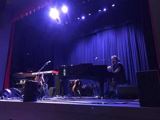 Aart In America Piano Company's grand Piano At the White Eagle being prepared for Marc Cohn Concert