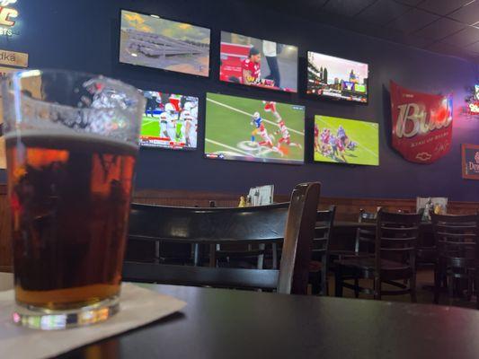 Beer and TVs.