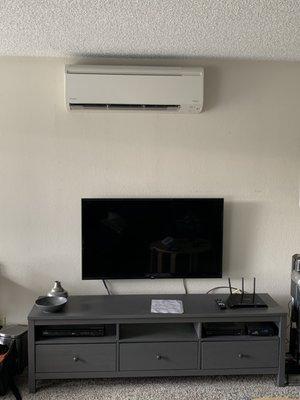 Main unit in living room