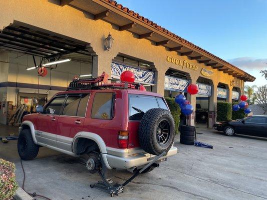 Garage front