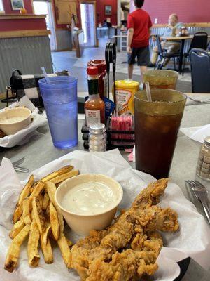 Steak fingers. Great gravy. Awesome