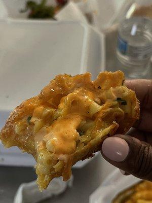 mac and cheese egg rolls