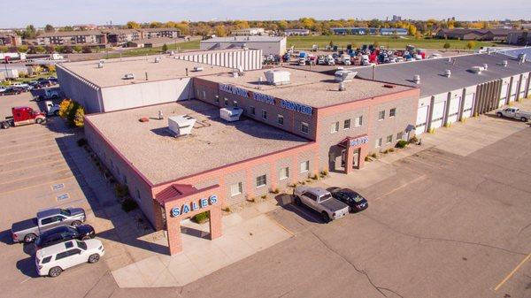 Aerial view of WTC - Fargo.