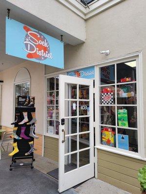 Sock District front door