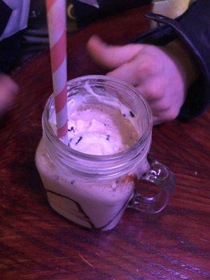 Boozy milk shake