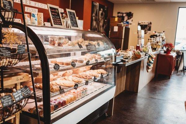 Locally-sourced baked goods.