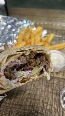 Beef & Lamb Halal Shawarma Sandwich